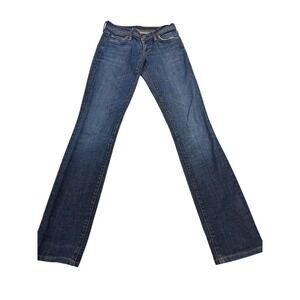 Citizens of Humanity Ava Jeans Women's 25 Low Rise Straight Leg Stretch USA Made